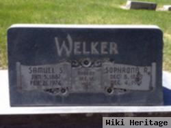 Sophrona Ricks Welker