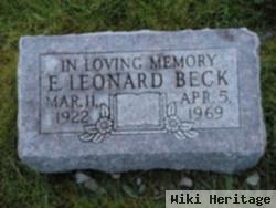 Erick Leonard Beck