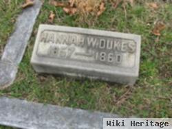Hannah W. Dukes