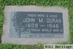 John M. Duran