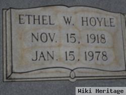 Ethel W Hoyle