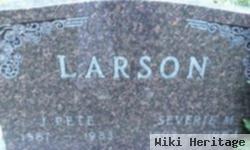 John Peter "j. Pete" Larson