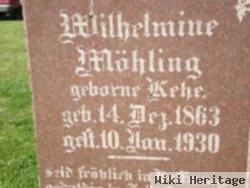 Wilhelmine "minnie" Kehe Moehling