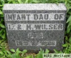 Infant Daughter Wilser