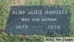 Ruby Alice Fair Hadsell