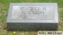 Beatrice H Robinson