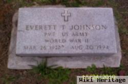 Pvt Everett T Johnson