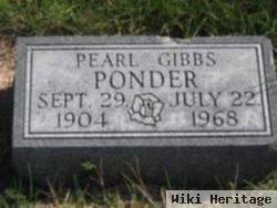 Pearl Gibbs Ponder