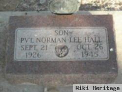 Pvt Norman Lee Hall