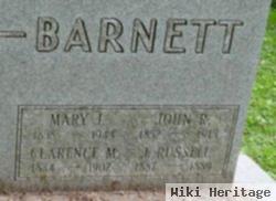 Mary Jane Morris Barnett