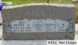 Henry O "hank" Hauge