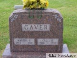 Cecil H Gaver