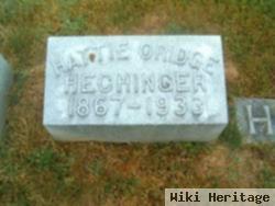 Hattie Wells Oridge Hechinger