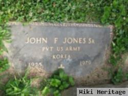 John F Jones, Sr