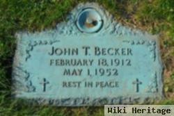 John T Becker