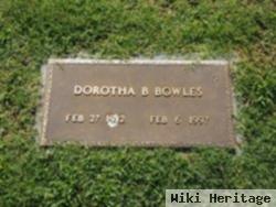 Dorotha B Bowles