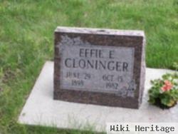 Effie E Marks Cloninger