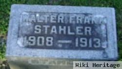 Walter Frank Stahler