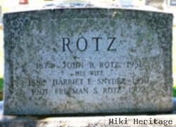 Harriet Elizabeth Snyder Rotz