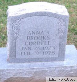 Anna K. Brooks Cordell