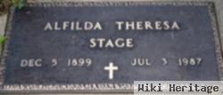 Alfilda Theresa Opsahl Stage