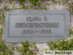 Clara E Higginbotham