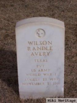 Wilson Randle Avery