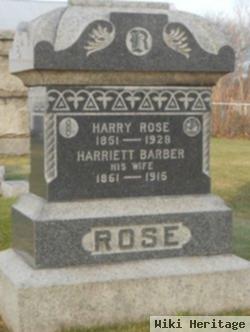 Harriet Barber Rose