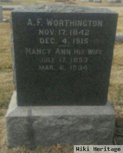 Nancy Ann Reeder Worthington