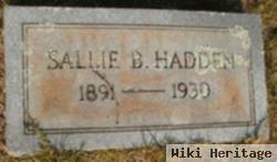 Sallie B. Hadden