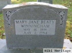 Mary Jane Conatser Winningham