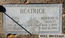 Merton O. "shorty" Beatrice