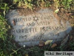 Harriette Pressman