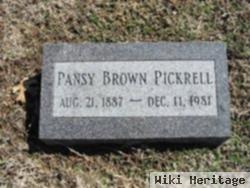 Pansy Brown Pickrell