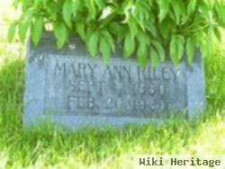 Mary Ann Riley