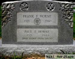 Paul E Horne