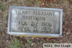 Henry Plesant Pittman