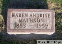 Karen Andrine Mathson