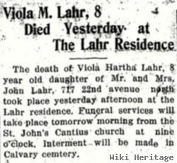 Viola Martha Lahr