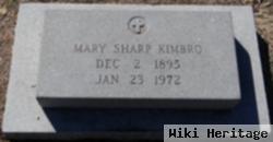 Mary Sharp Kimbro