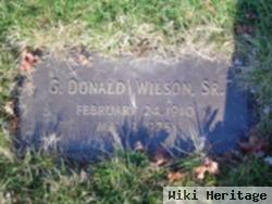 G. Donald Wilson, Sr