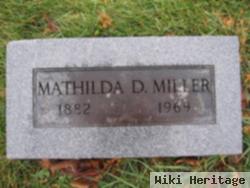 Mathilda D Miller