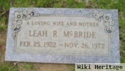 Leah R Mcbride