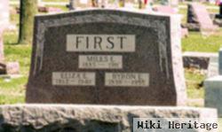 Miles E. First