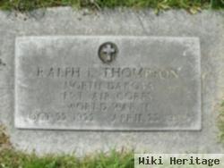 Ralph L Thompson