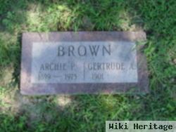 Gertrude A. Mcvann Brown