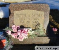 Mettie J Deines