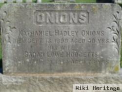 Nathaniel Hadley Onions