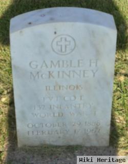 Gamble H. Mckinney