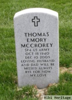 Thomas Emory "tom" Mccrorey